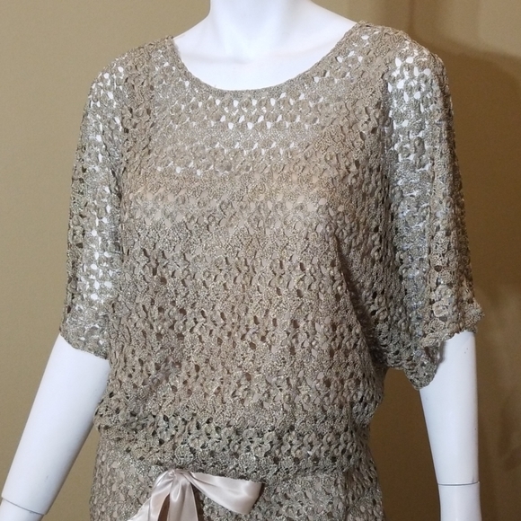 Ashley Stewart Dresses & Skirts - NWT Gold cocktail dress